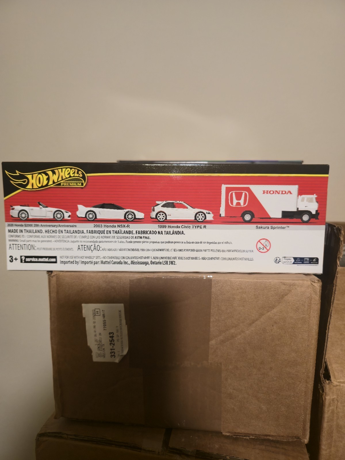 Hot Wheels 2025 Premium Collector Diorama Honda Set Civic Type-R, NSX-R, S2000