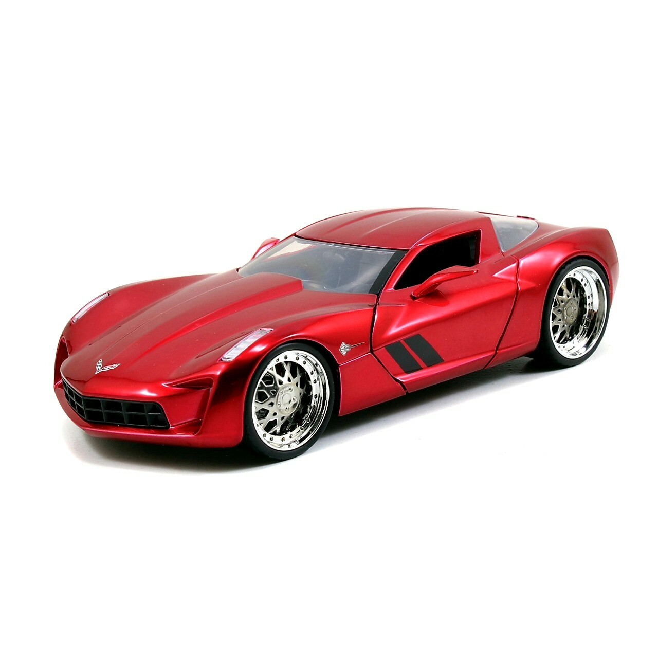 97469) BY JADA 2009 CORVETTE STINGRAY CONCEPT. DIECAST, 1:24 scale, RED,no box
