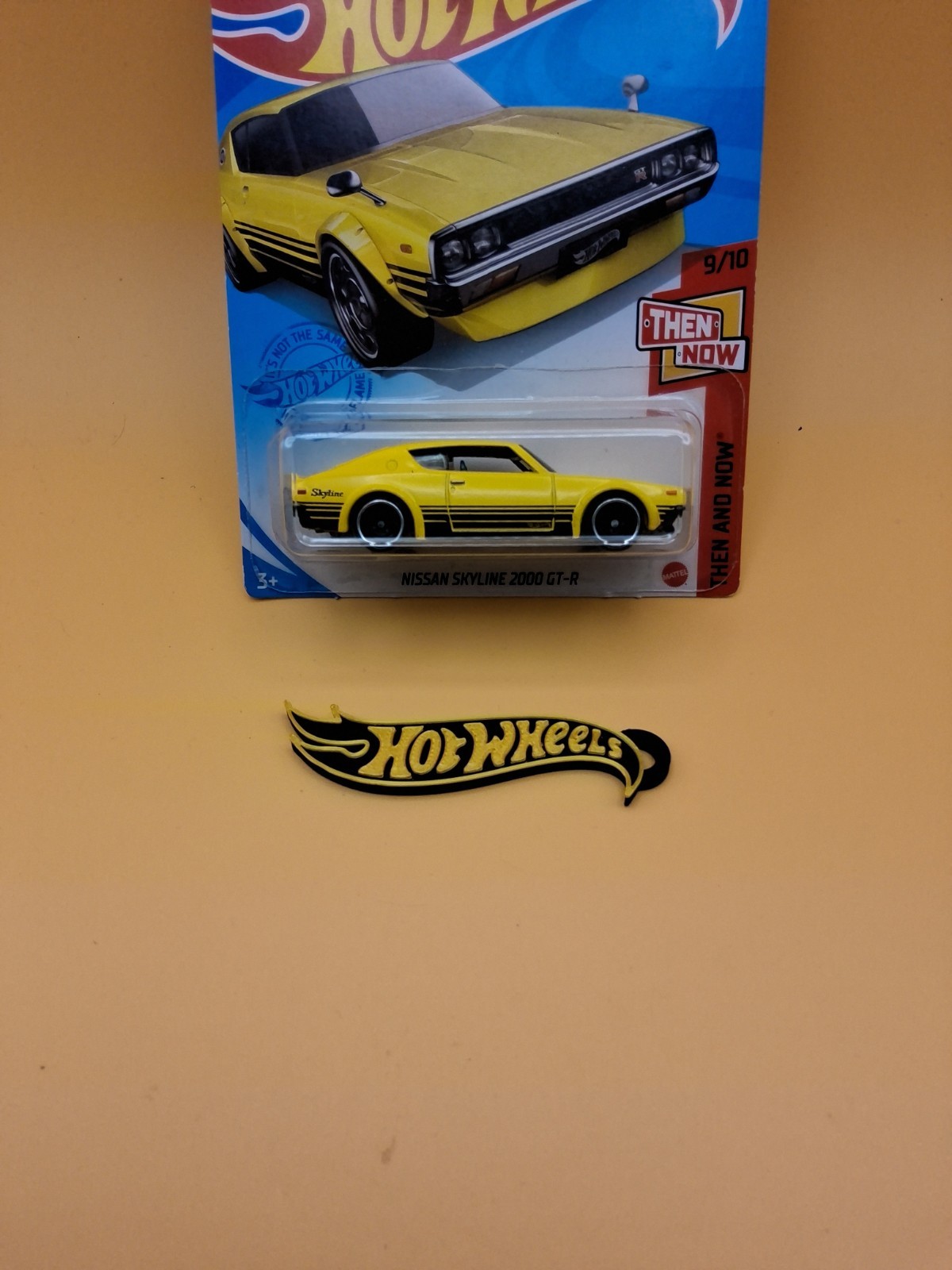 2021 HOT WHEELS NISSAN SKYLINE 2000 GT-R YELLOW THEN & NOW 9/10 🔥58