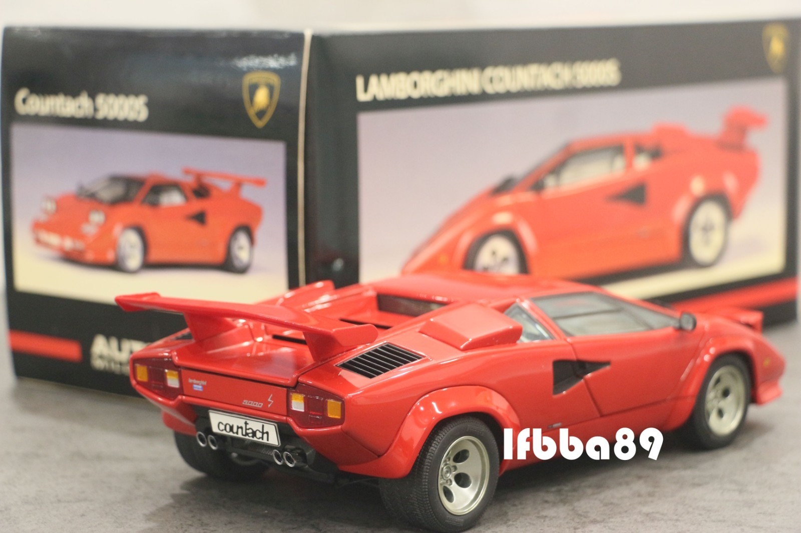 AUTOART 1/18 LAMBORGHINI COUNTACH LP5000S RED 74531 藍寶基尼