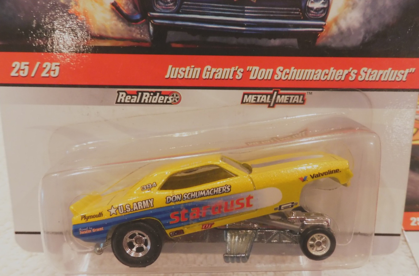 Hot Wheels Drag Strip Demons Justin Grant’s Don Schumacher’s Stardust 25/25