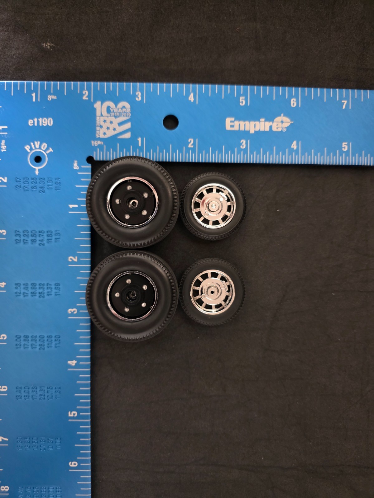 ACME 1:18 Scale Drag Wheel and Tire Set – A1807019W