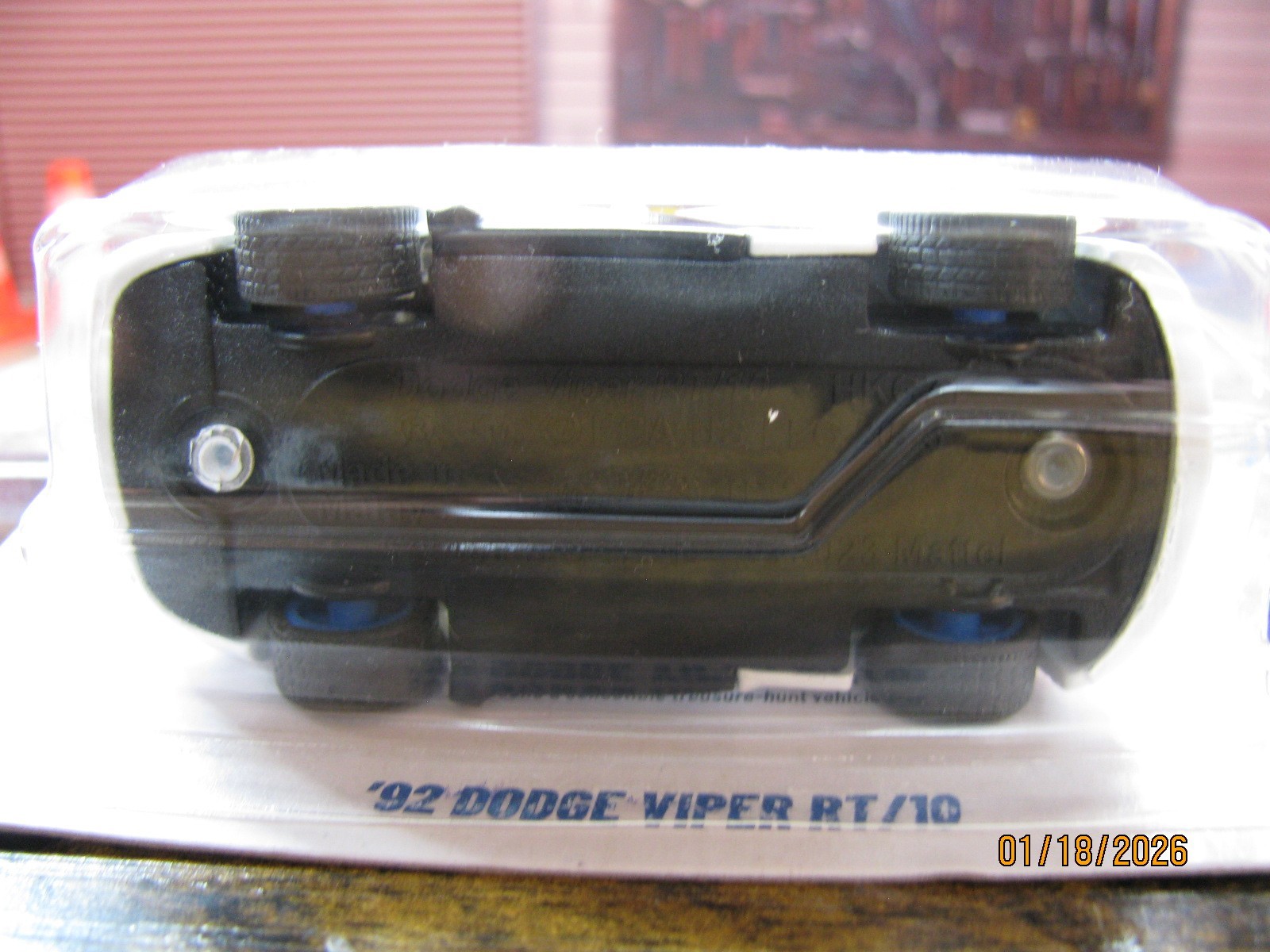 2026 Hot Wheels ’92 Dodge Viper RT/10 – TREASURE HUNT, w/Real Riders Wheel Swap