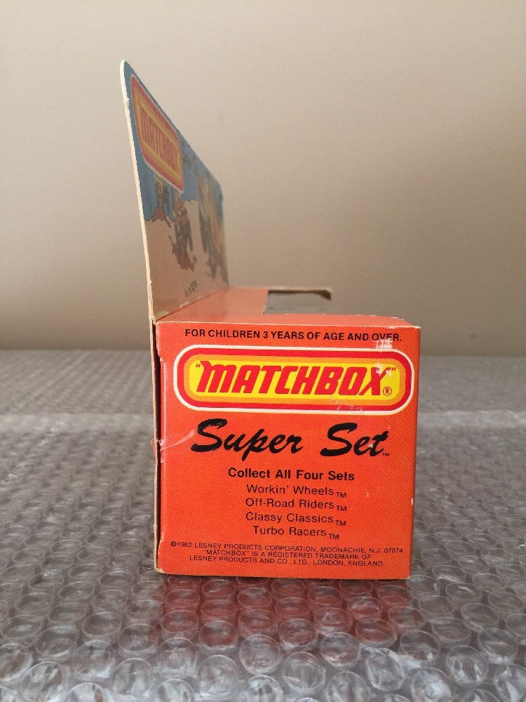 1982 Matchbox Superfast Super Set Off Road Riders Lesney Brand New Gift set USA