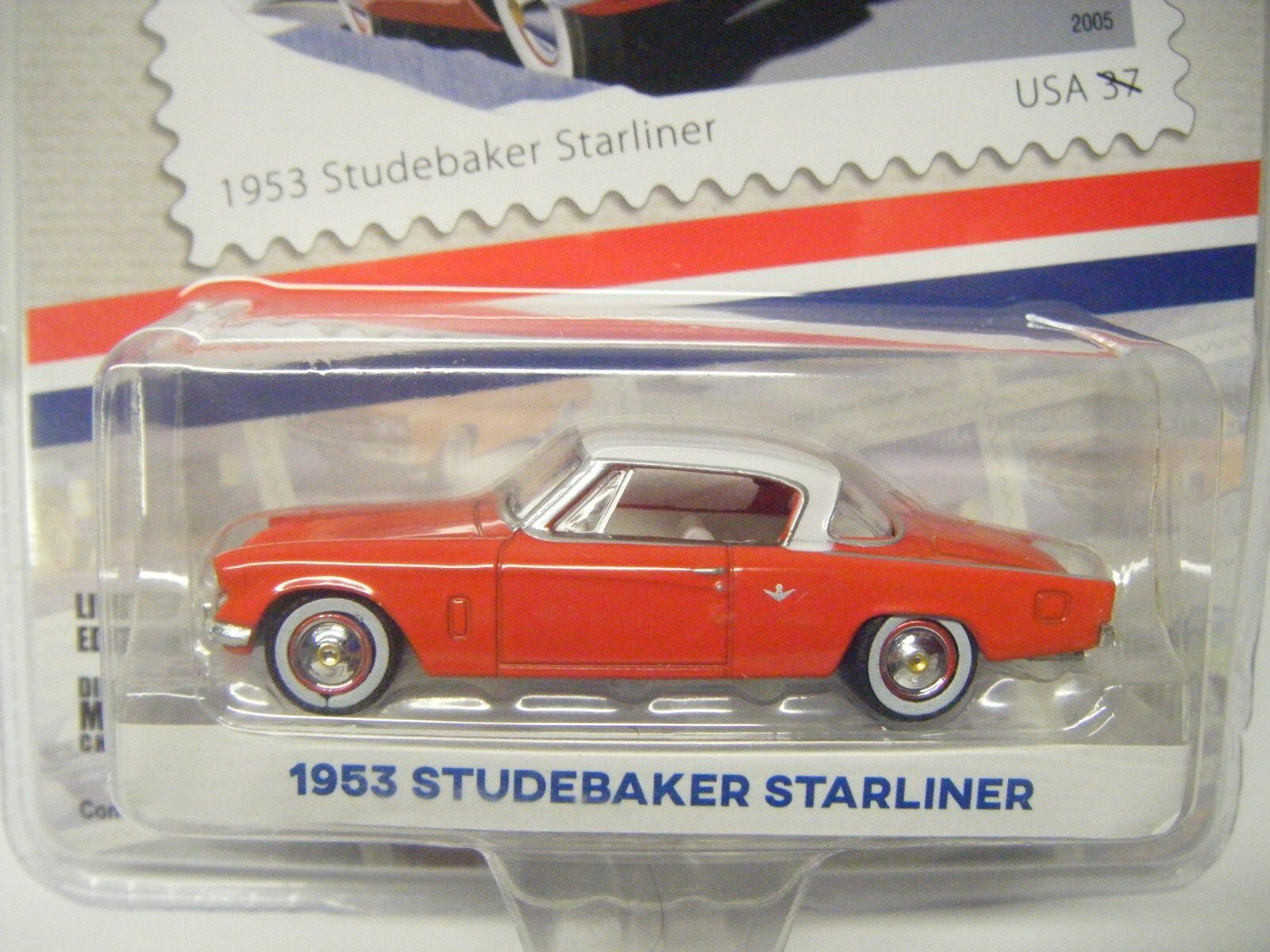GREENLIGHT HOBBY EXCLUSIVE U.S. POSTAL SERVICE 1953 STUDEBAKER STARLINER