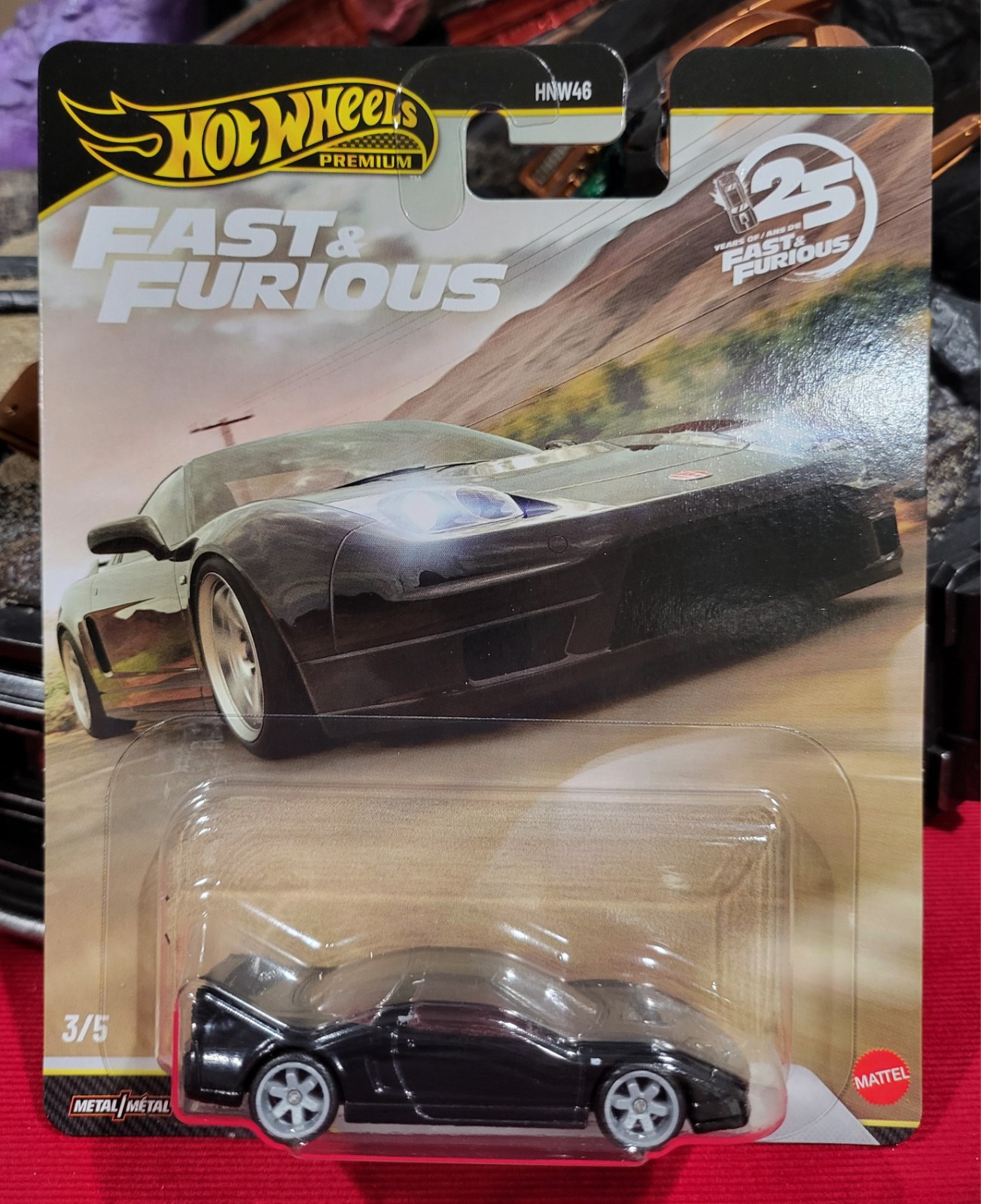 Hot Wheels Premium 25 Years of Fast and Furious 2026 Mix 3 DieCast #2, 3, 4×2, 5