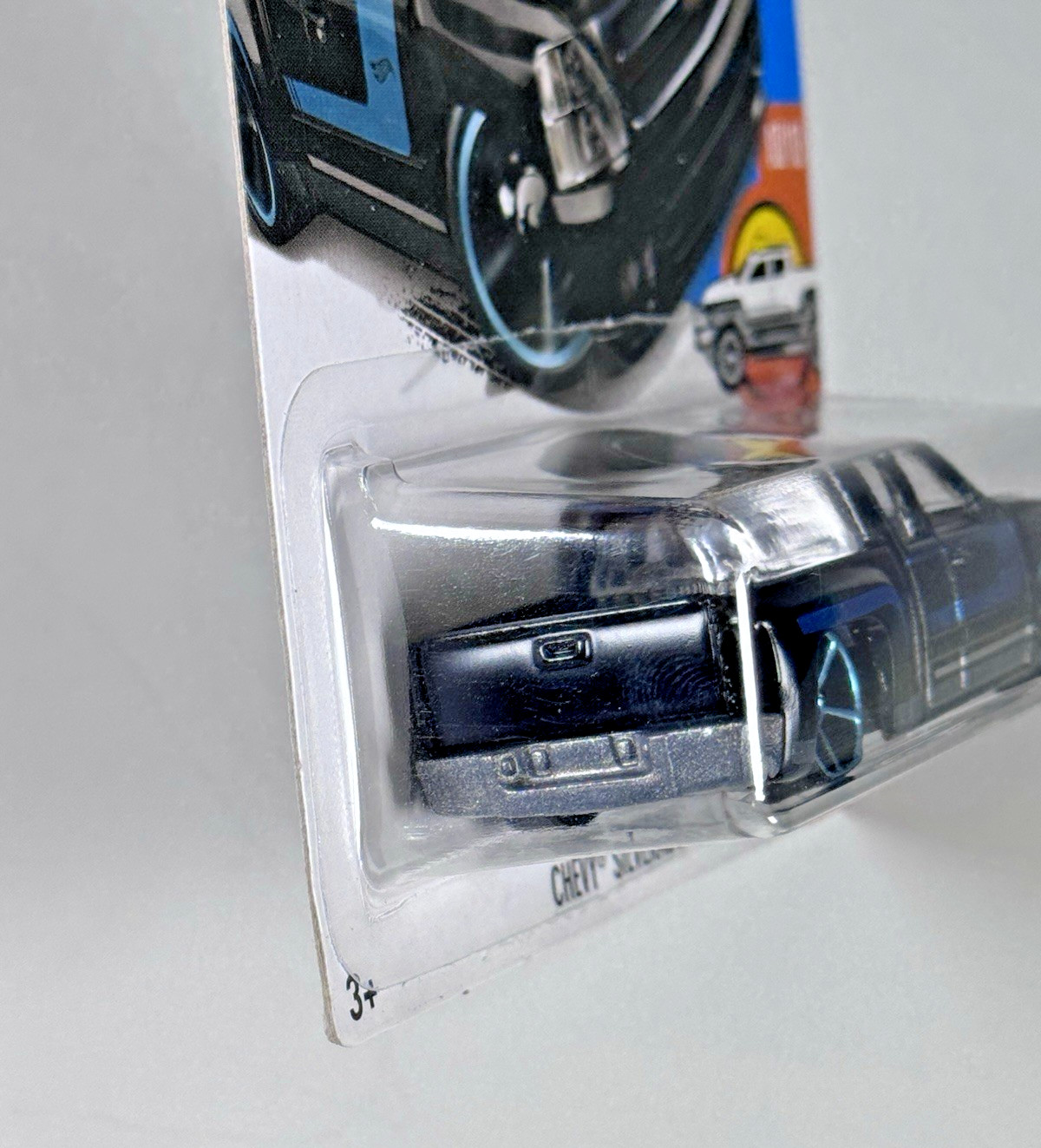 Hot Wheels Chevy Silverado Black HW Trucks 10/10 Factory Sealed Sticker