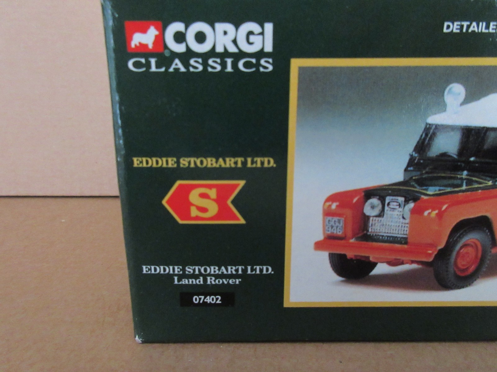 CORGI 1:43 LAND ROVER – EDDIE STOBART LIMITED 07402 EDDIE STOBART COLLECTABLES