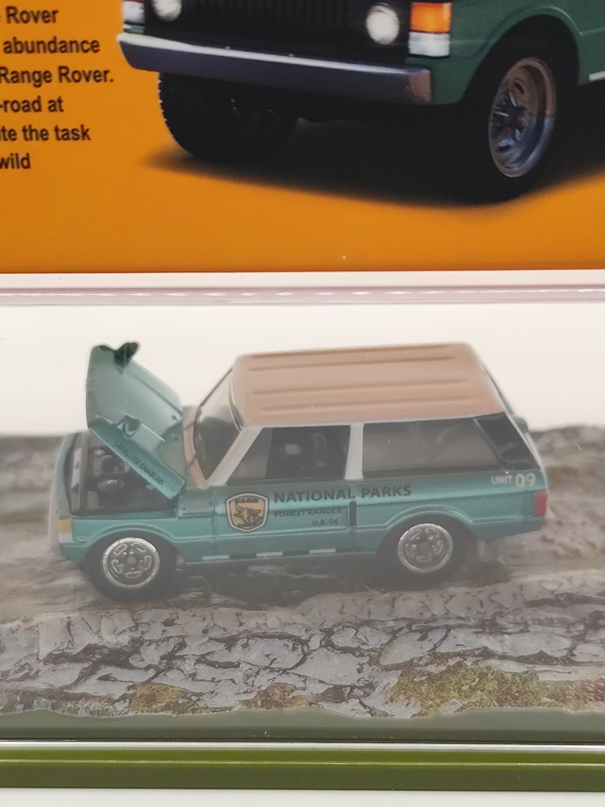 Matchbox 1975 Range Rover Diecast Car Green White National Parks Unopened Box