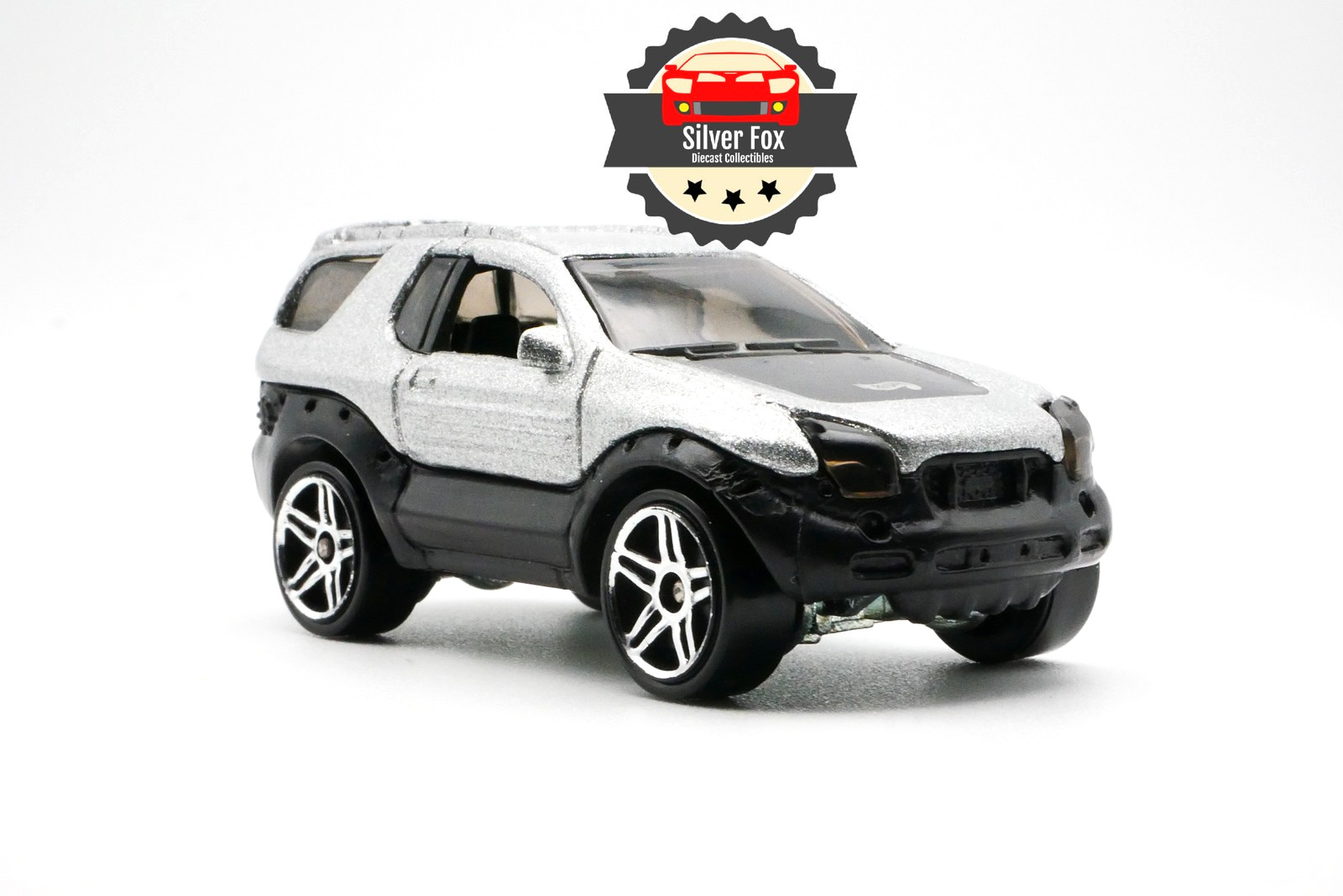 2000 ISUZU VEHICROSS 4X4 ALL TERRAIN GRAY 1:64 SCALE DIECAST COLLECTOR MODEL CAR