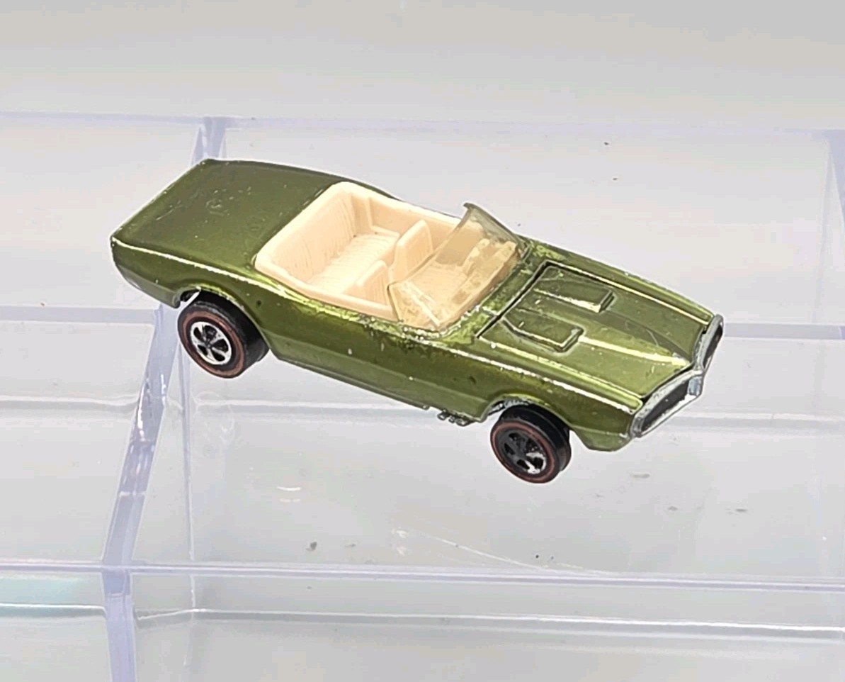 1968 Hot Wheels Redline Custom Firebird in olive USA