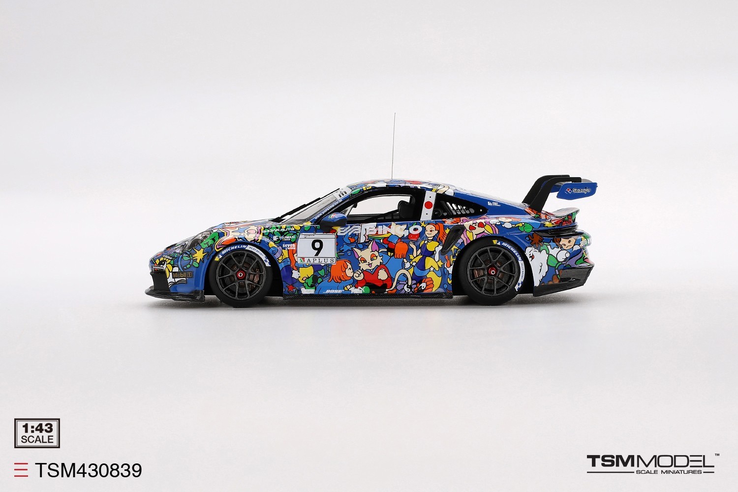 TSM-Model 1:43 Porsche 911 GT3 Cup #9 BINGO RACING Shinji TAKEI 2024 Carrera Cup