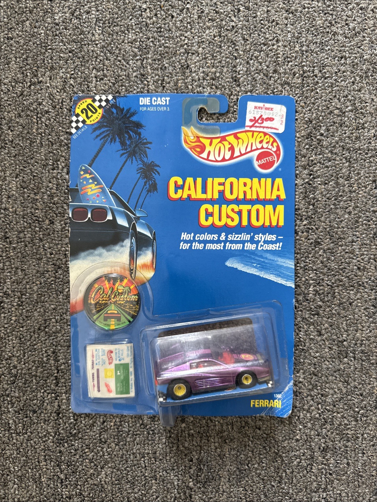 Hot Wheels California Custom Ferrari Blackwall Cal Custom