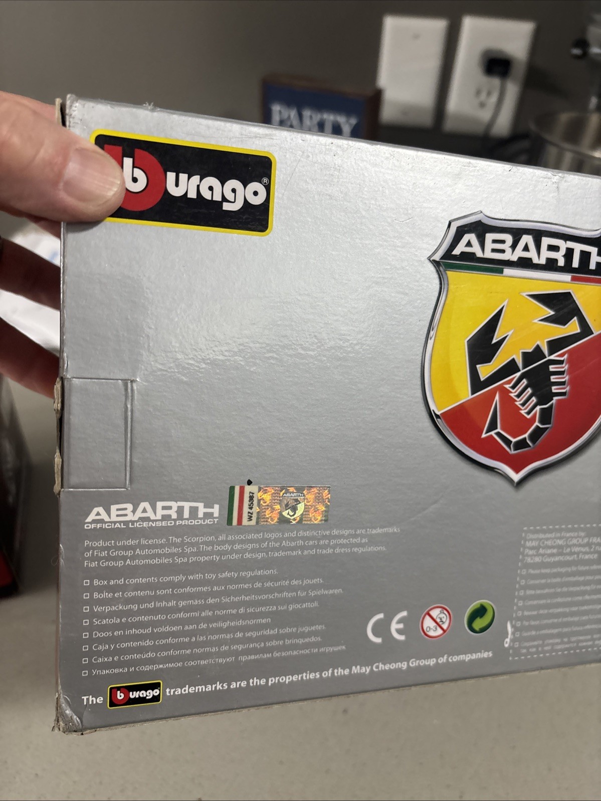 1/18 Abarth 500 ABARTH500 Dealer Officially Licensed Black 2008