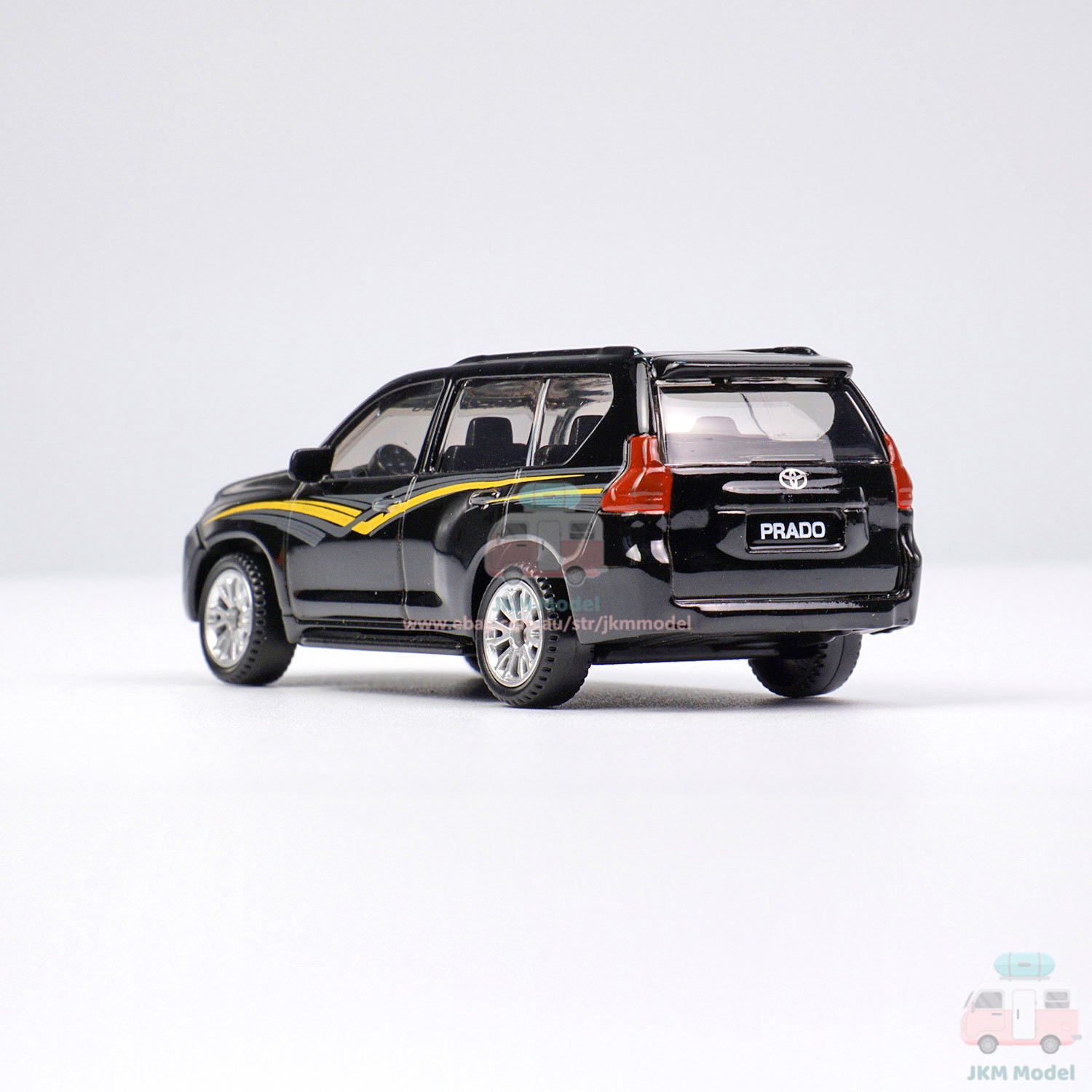 1:64 Toyota Land Cruiser Prado Model Car Diecast Vehicle Collection Gift Black