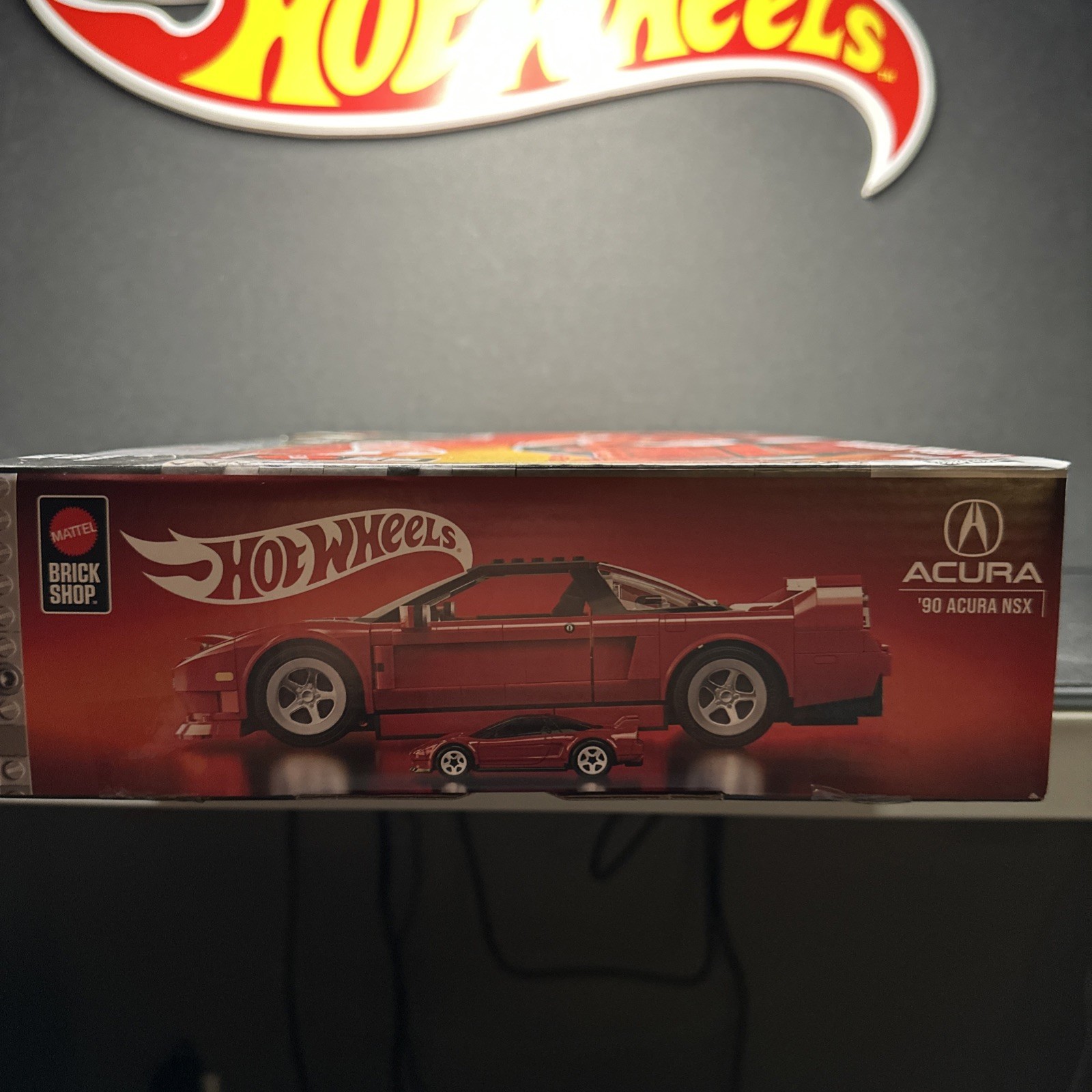 Mattel Brick Shop Hot Wheels Elite Series ’90 Acura NSX Te37 Lego Diecast SEALED