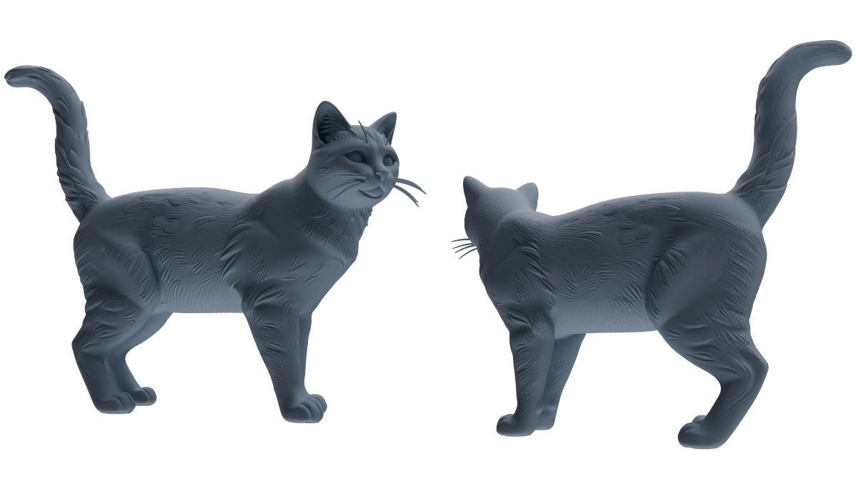 MRY-SFW 1/64/87/160 Cat Pose Model 4 pcs HO N Scale Miniatures Diorama
