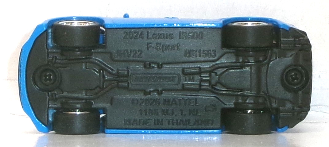 LOOSE 2026 MATCHBOX MOVING PARTS BLUE 2024 LEXUS IS 500 WHEEL SWAP REAL RIDERS