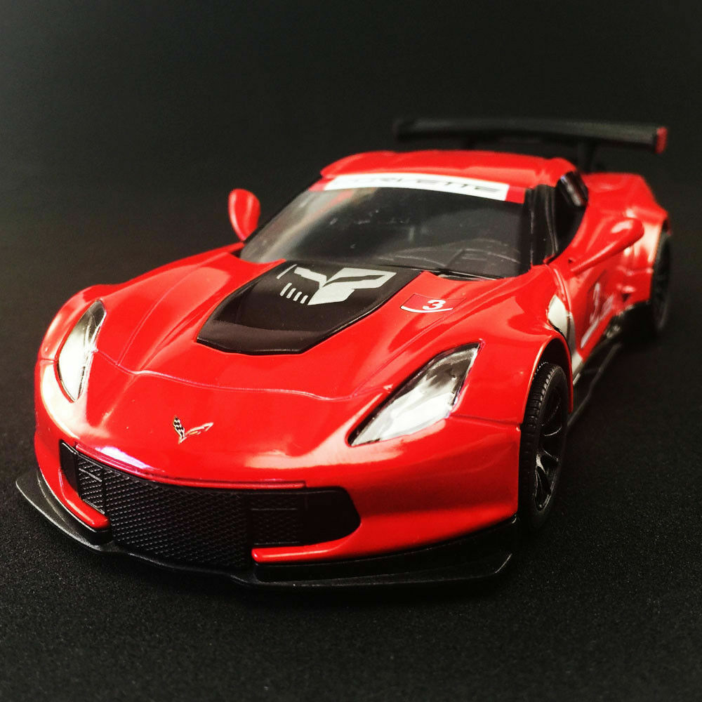 2016 Chevrolet Corvette C7.R, Chevy Corvette C7 R, Diecast Toy Car, 5”, 1/36