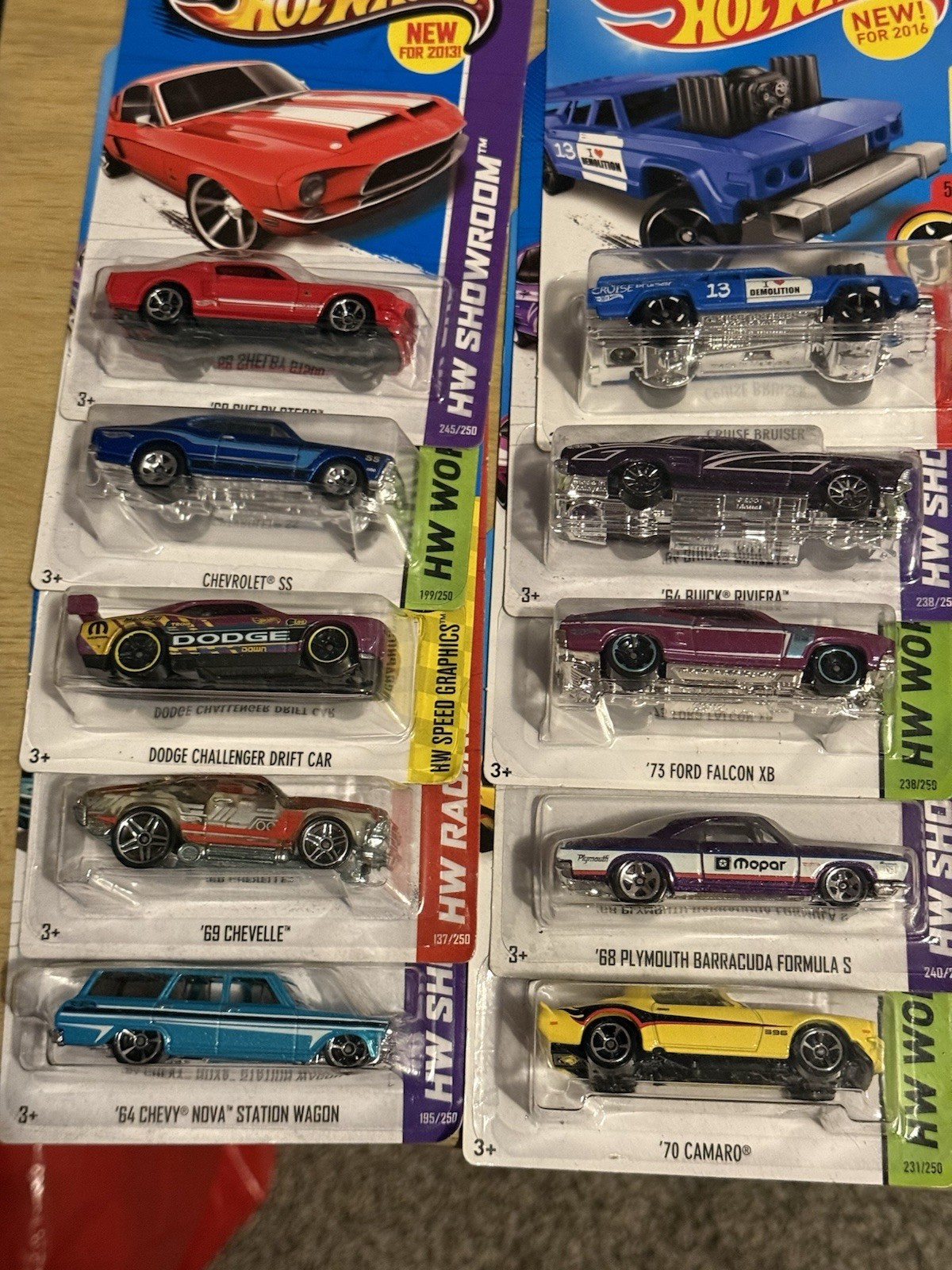 GROUP/LOT OF VARIOUS HOT WHEELS DIE-CAST! MIXED LOT/GROUP OF 10 H.W. DIE-CAST!