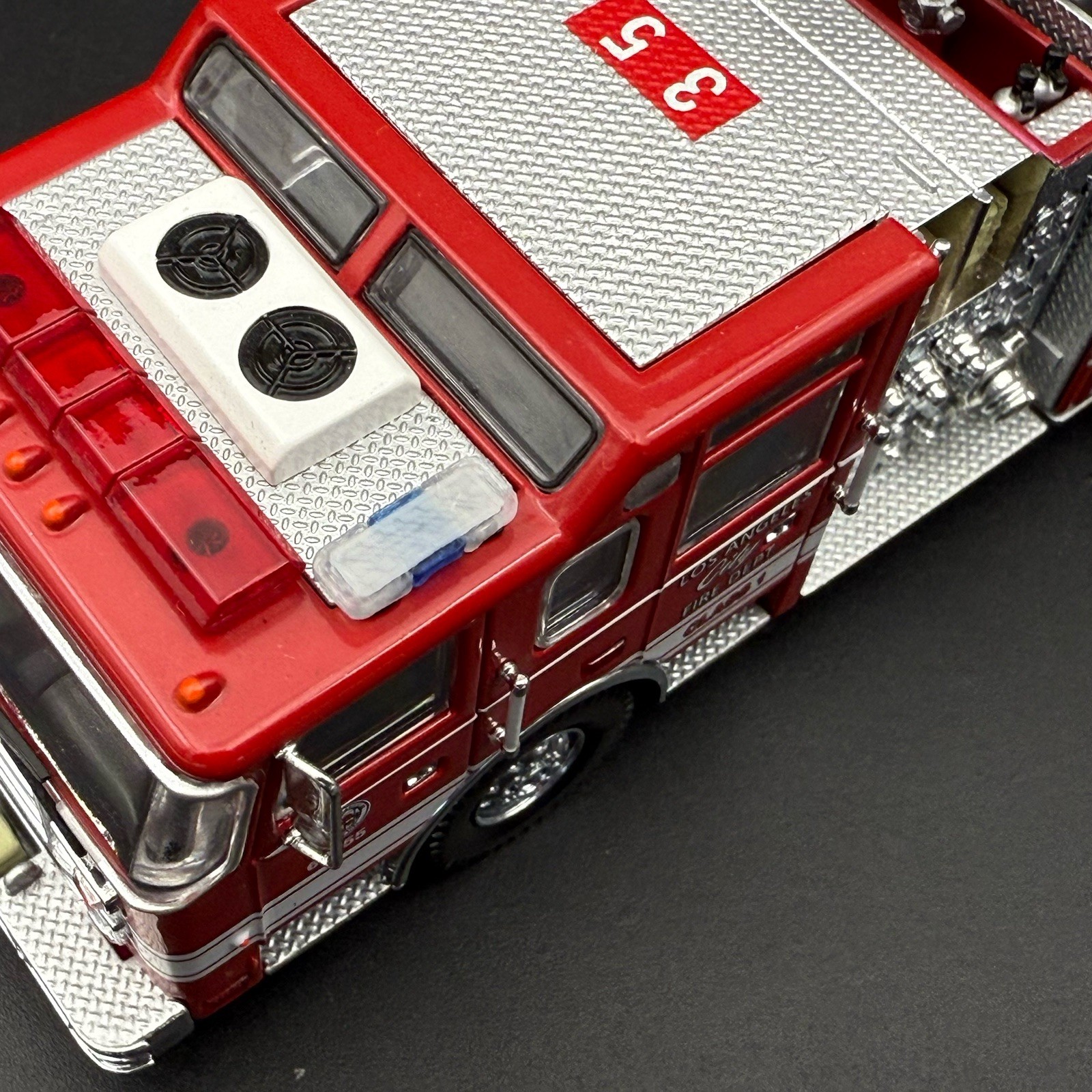 2 Pack 1/64 Mini Whelen Edge Clear Blue Clear Lightbar Police Fire Sheriff EMS