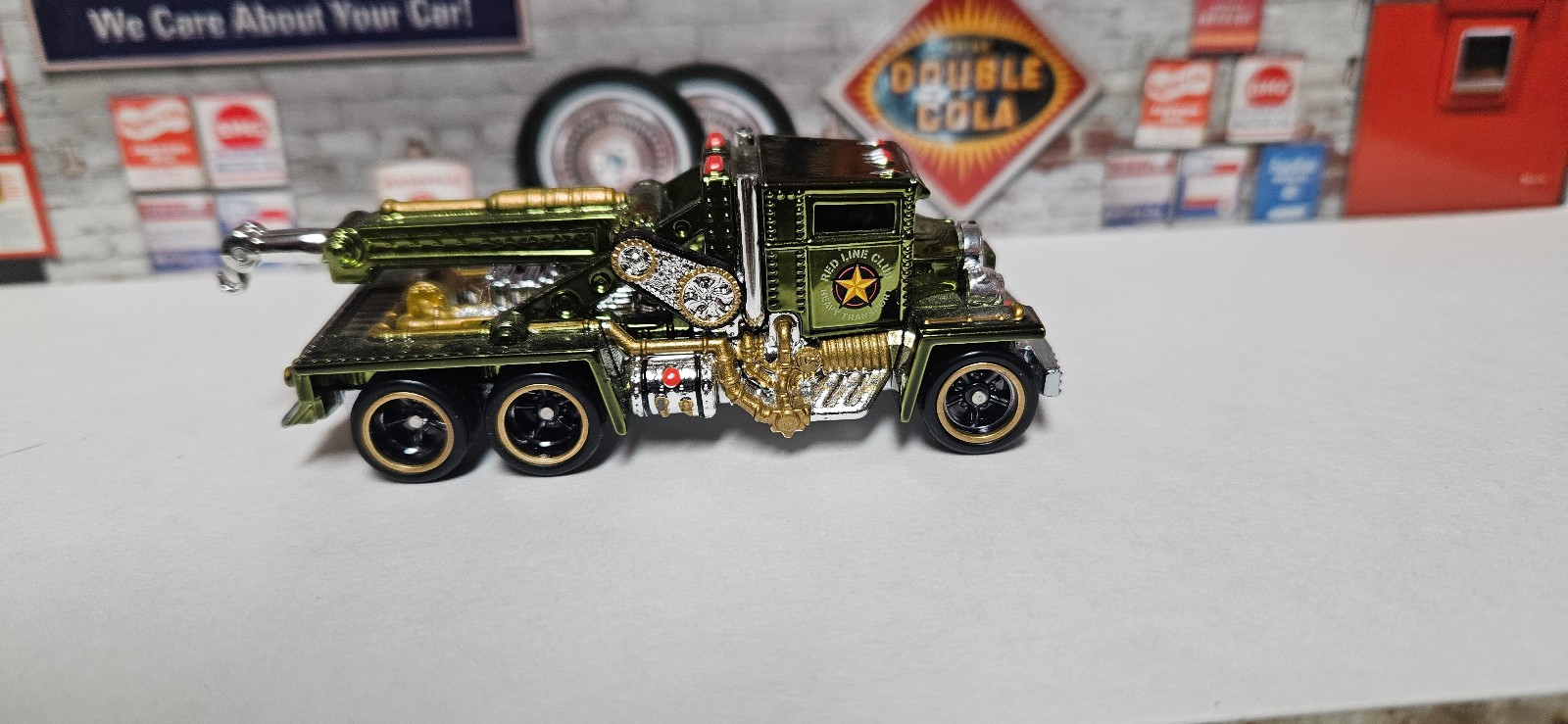 Hotwheels Larry Wood steampunk tow truck