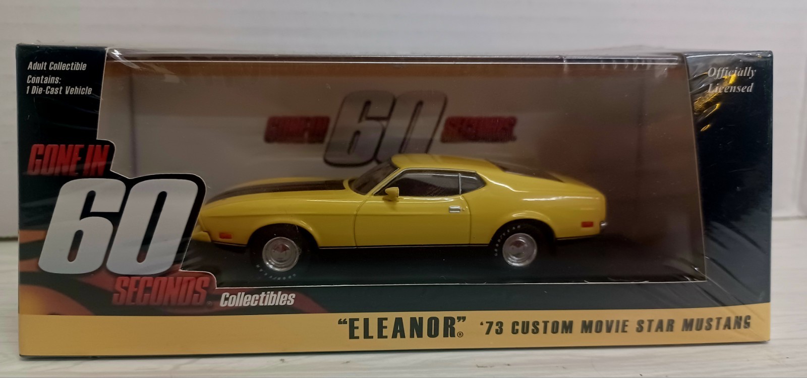 1973 Ford Mustang Mach 1 Yellow “Eleanor” “Gone in Sixty Seconds” Movie (1974)