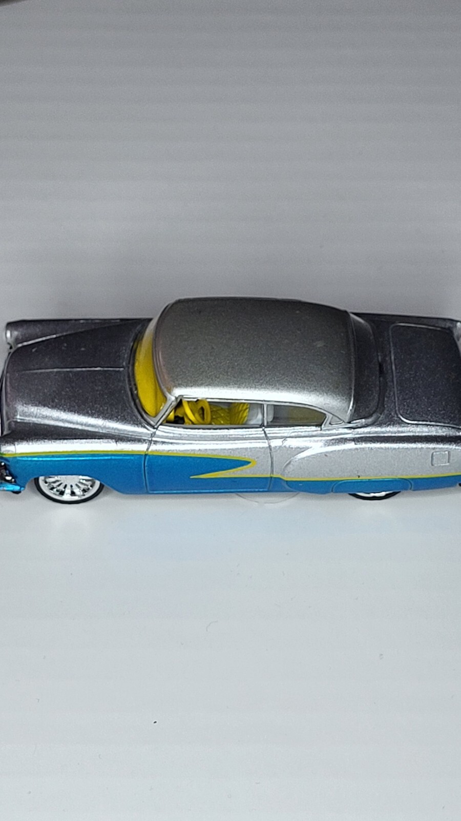 Malibu International 54 Chevy Bel Air Hard Top Blue Silver Car – Loose
