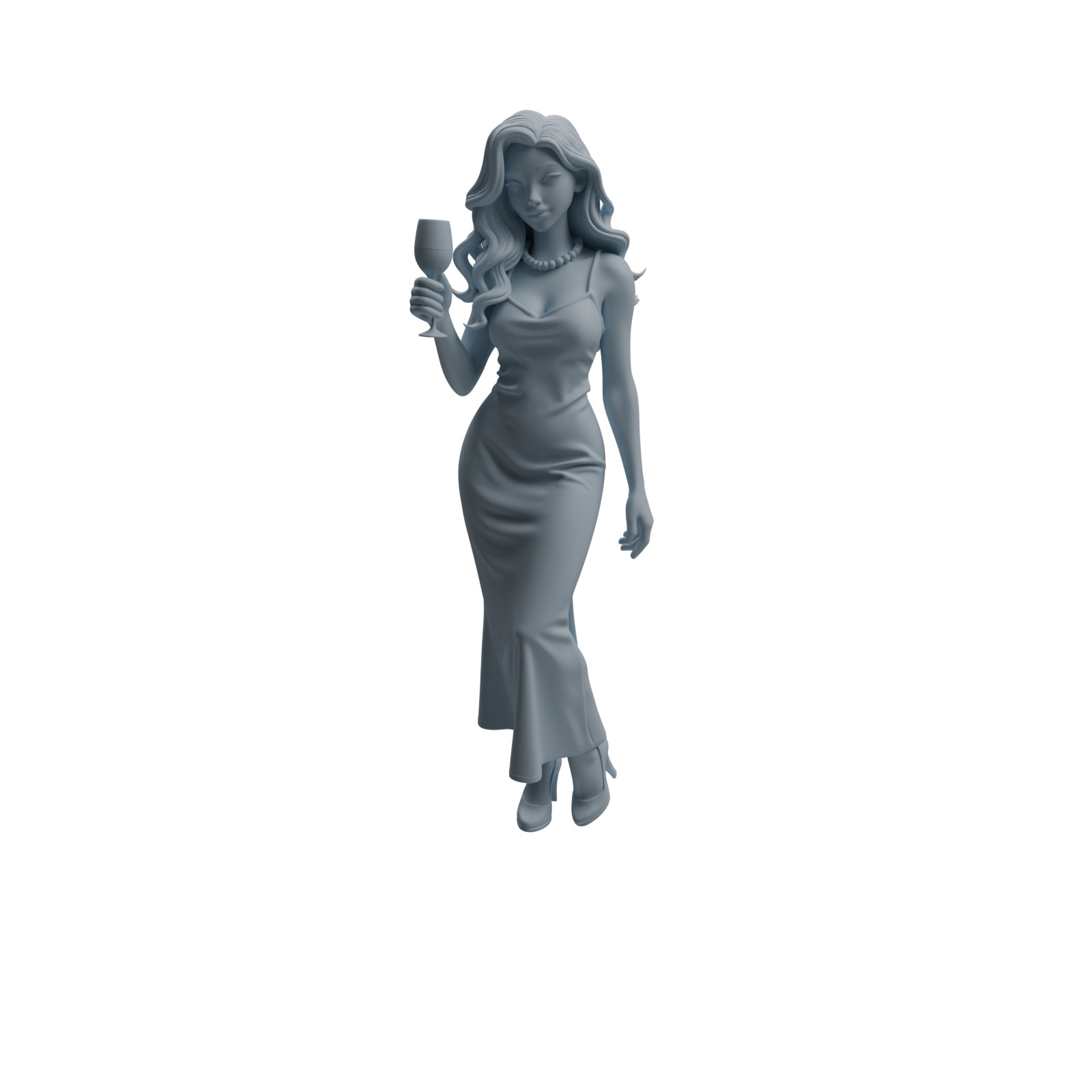 MRY-SFW 1/64/87 Banquet Female Guest Character HO N Scale Miniatures Diorama