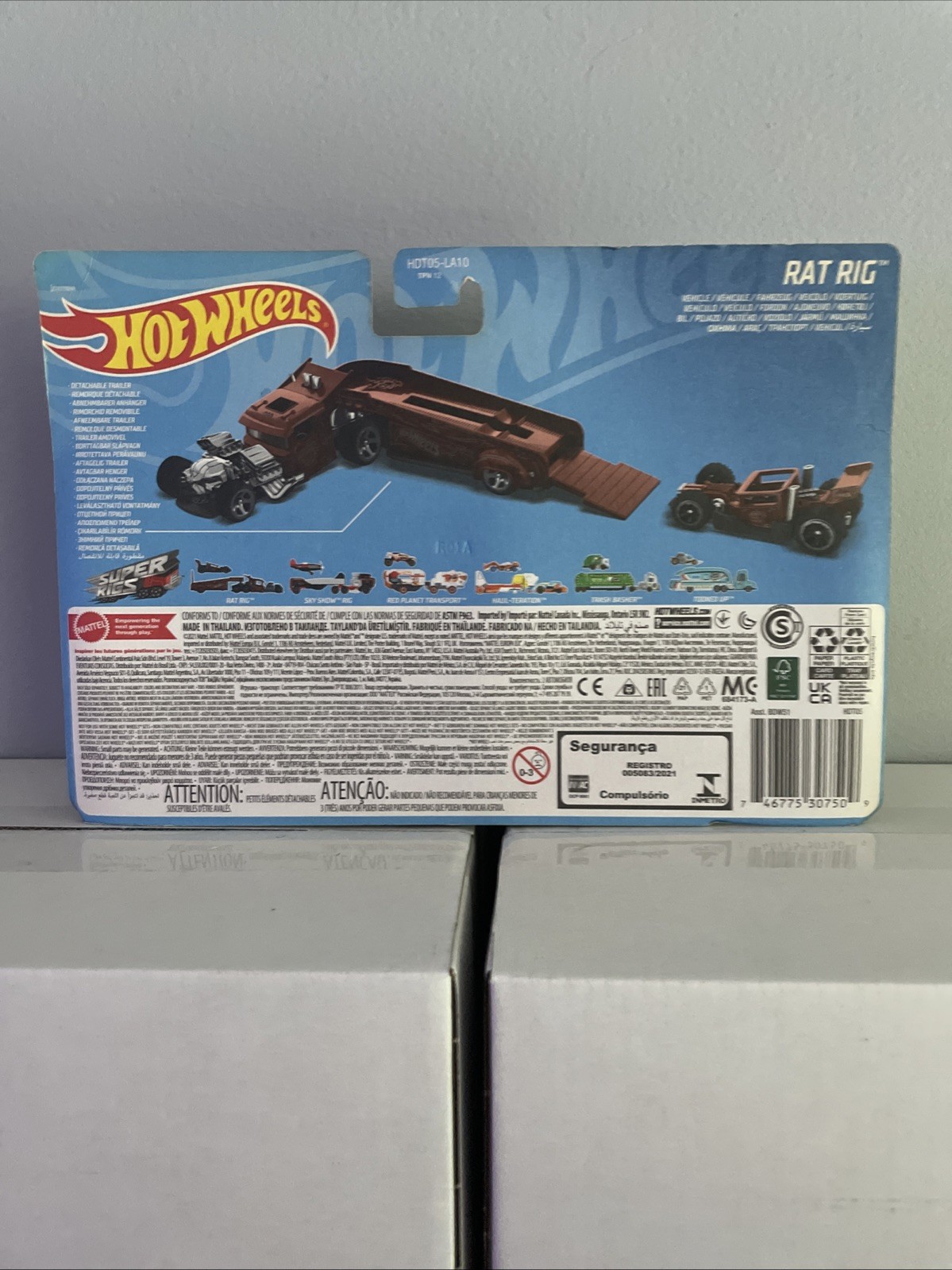 2022 HOT WHEELS SUPER RIGS – RAT RIG – RAT ROD SEMI TRUCK AND CAR – 1:64 
