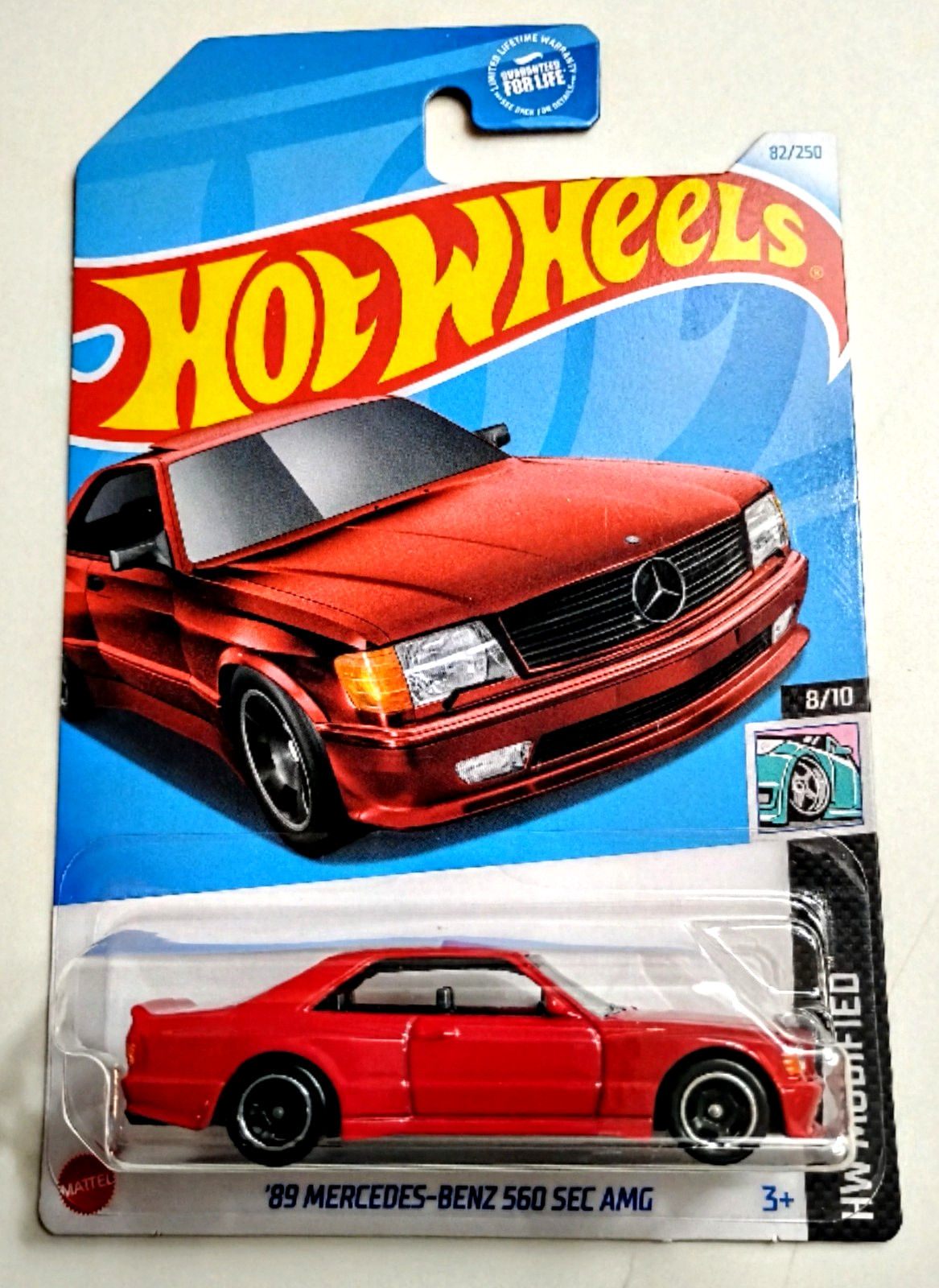 Hot Wheels Lot 21 ’89 Mercedes-Benz 560 SEC AMG HW Modified HW Turbo 2024 2025