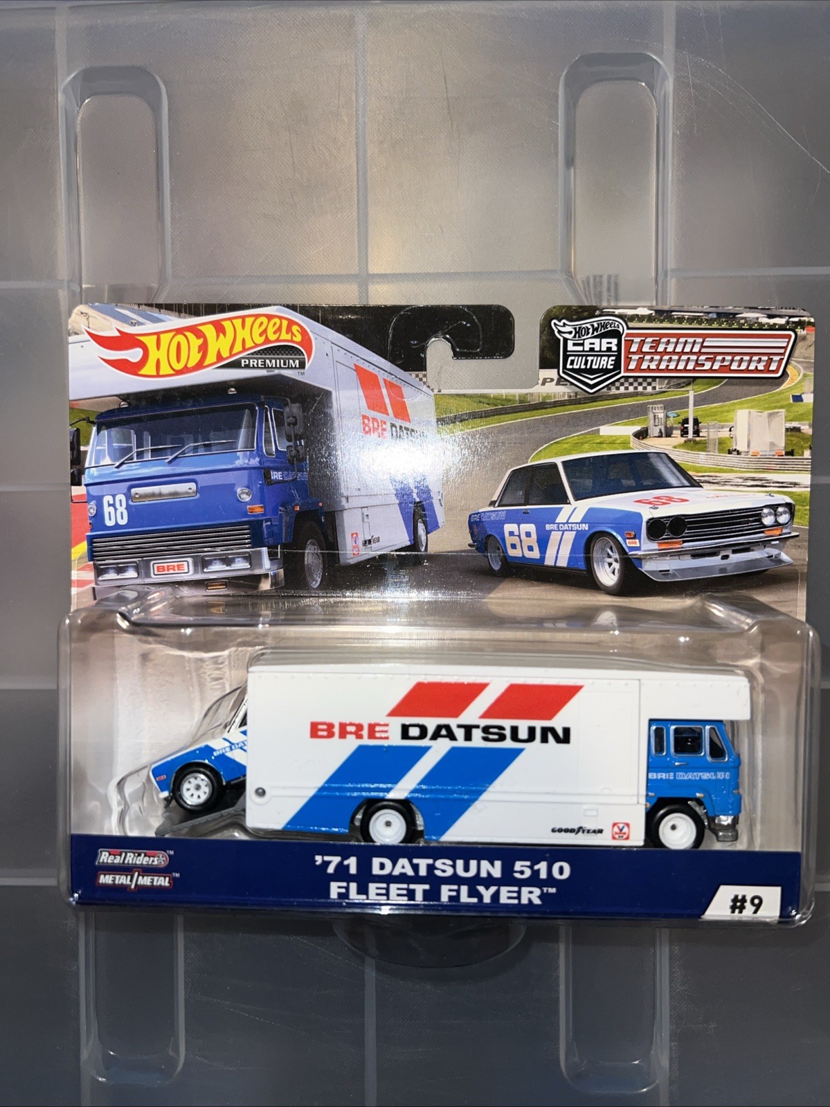 Hot Wheels Premium Car Culture Team Transport #9 ‘1971 Datsun 510 Fleet Flyer