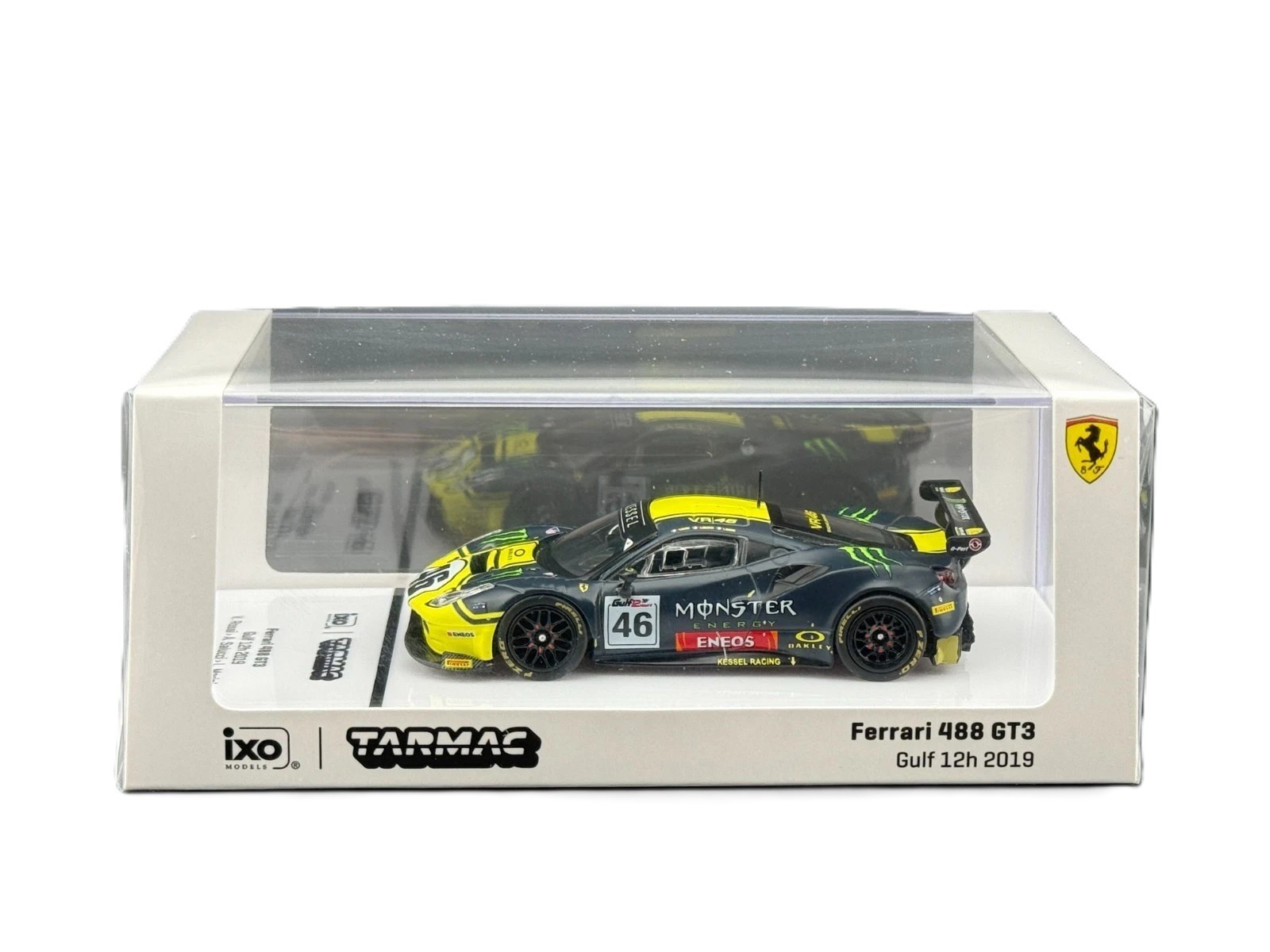 Tarmac Works 1:64 Ferrari 488 GT3 Gulf 12 Hours 2019 V. Rossi / A. Salucci / L.