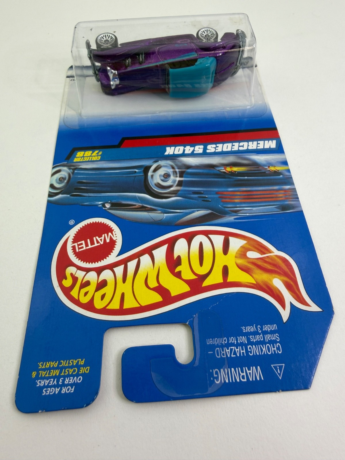 Hot Wheels Mercedes 540K Collector No 788 Blue & Purple