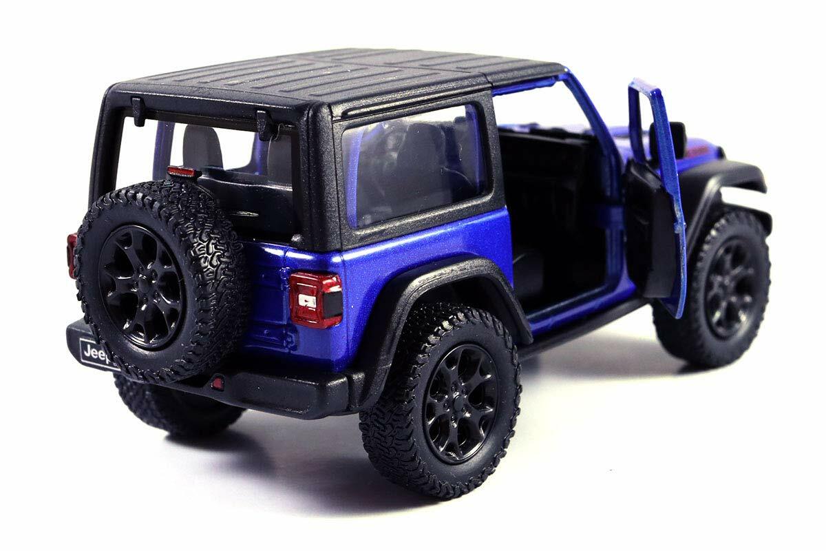 Jeep Wrangler Rubicon 4×4 Hard Top, Police, Diecast Model Toy Car, 1/34 Scale