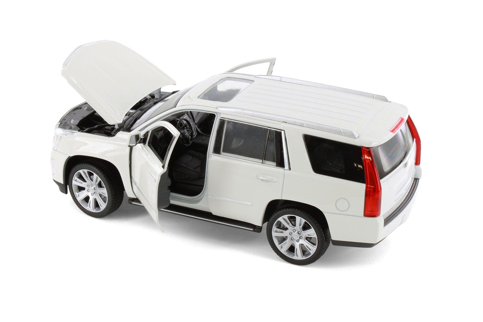 BOX OF 4 2017 CADILLAC ESCALADE SUV 1/24 DIECAST CAR SHOWCASTS 24084/4D