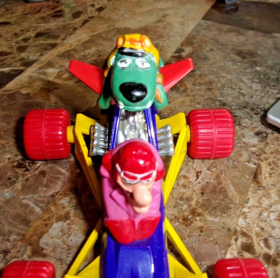 Corgi Comics Dick Dastardly & Muttley Die Cast Racer Wacky Races 70s Vintage