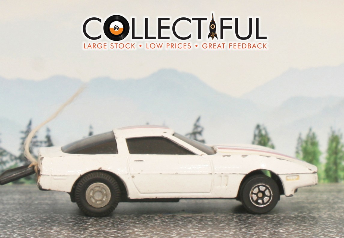 CHEVROLET CORVETTE – YATMING #3806 – WHITE – PULL STRING FRICTION WORKS-CAR🔥907