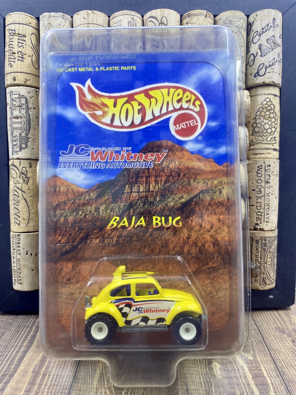 1998 Hot Wheels JC Whitney VW Baja Bug Exclusive Promo NOS/NOC w/ Protecto-Pak