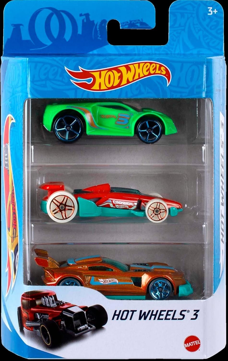 Diverse 3-Pack of 1:64 Scale Toy Vehicles – Perfect for Kids 3 & Up