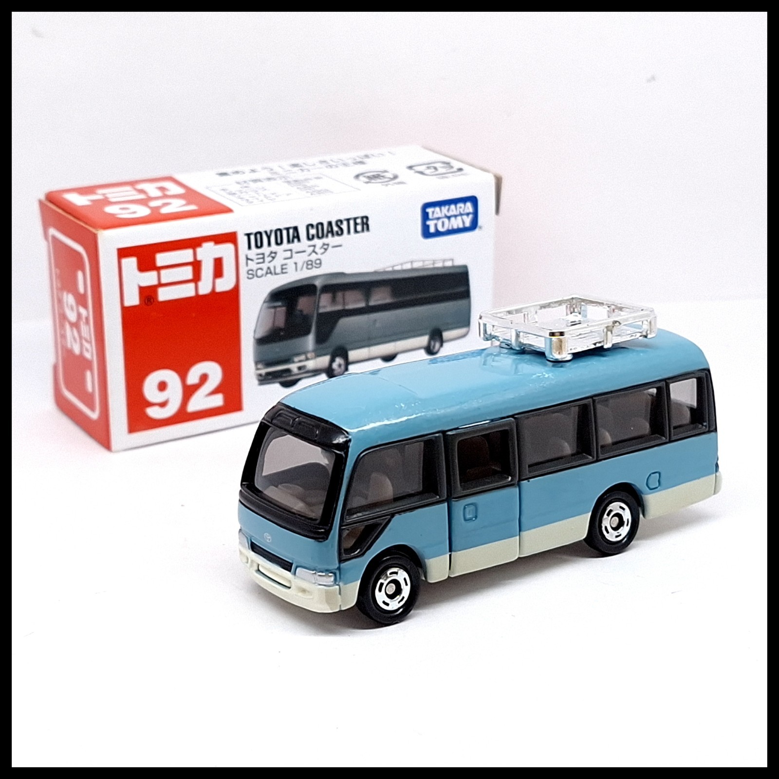 TOMICA 92 TOYOTA COASTER 1/89 TOMY DIECAST CAR BUS VAN 2010 NEW