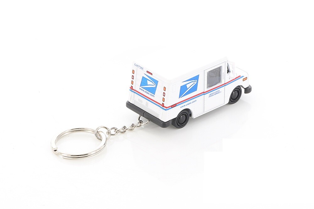USPS LLV United States Postal Service Mail Diecast Truck 1:72 KEYCHAIN 2.5 inch