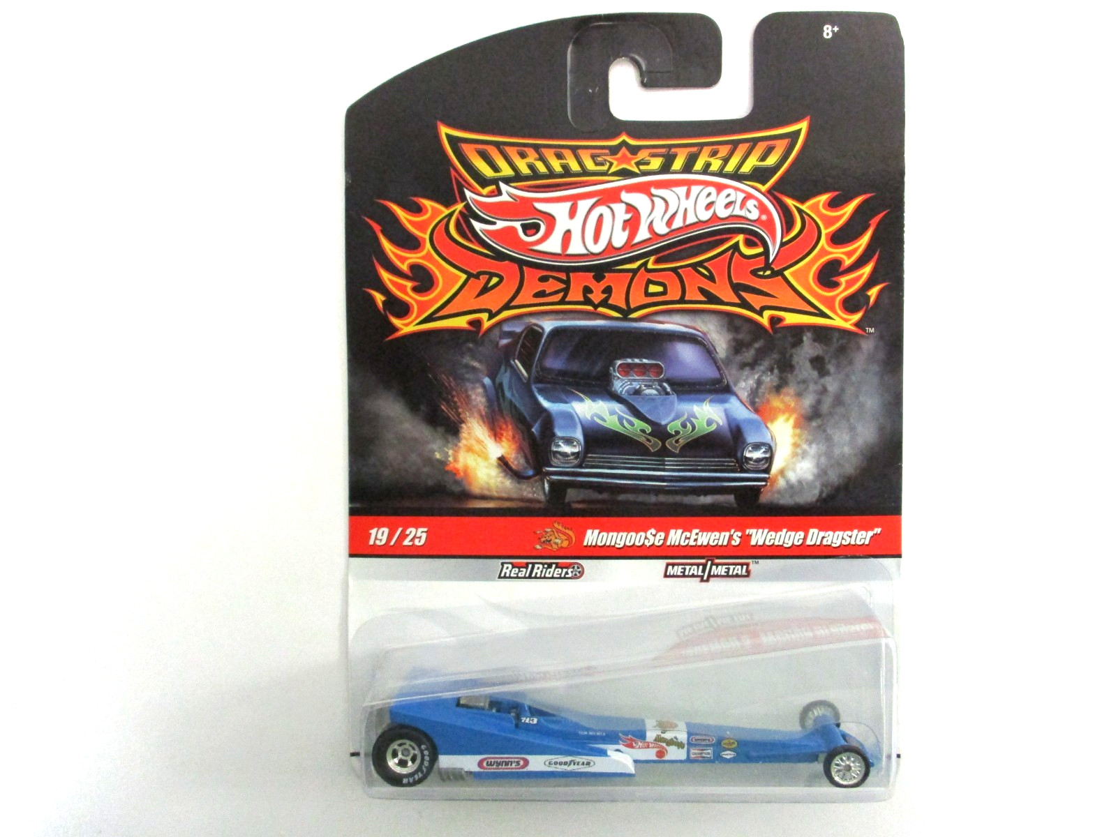 HOT WHEELS – DRAG STRIP DEMONS – TOM “MONGOOSE” McEWEN T/F WEDGE DRAGSTER