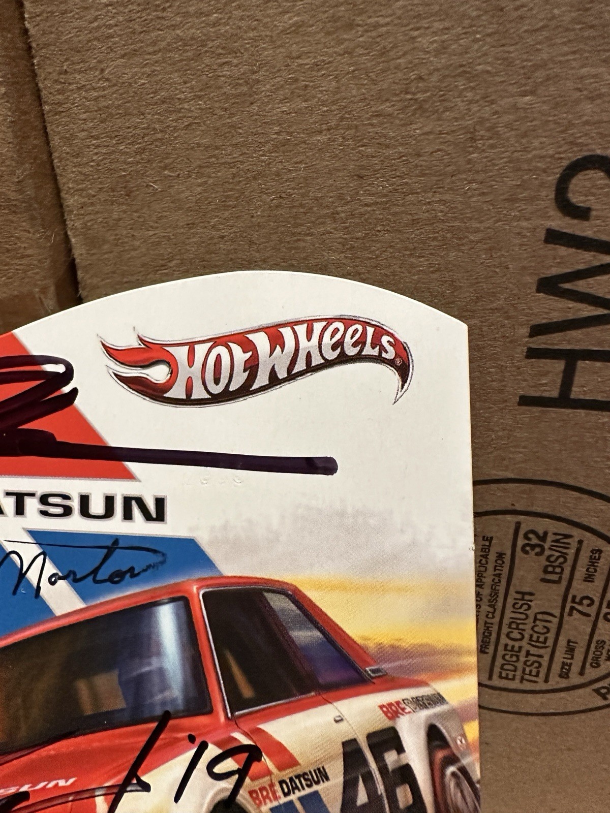 HW 2013 RLC Series 12 – BRE Datsun Bluebird 510 #2519 of 3000- 3 Autographs Rare