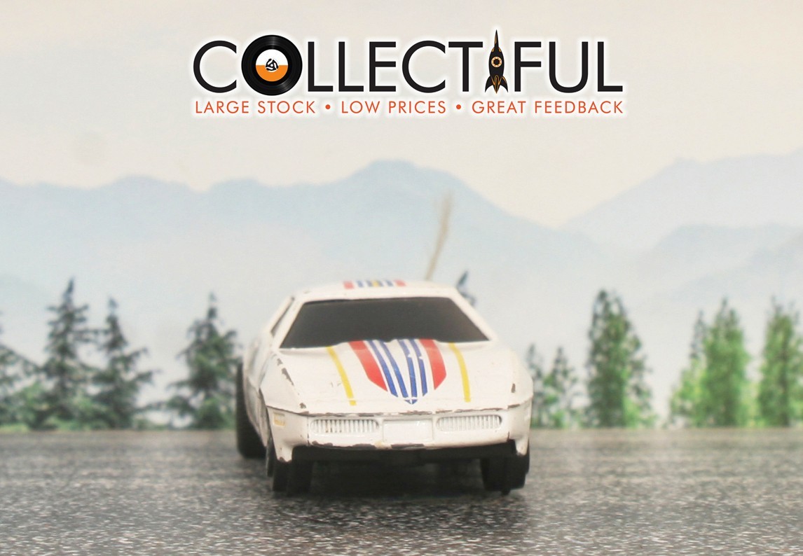CHEVROLET CORVETTE – YATMING #3806 – WHITE – PULL STRING FRICTION WORKS-CAR🔥907