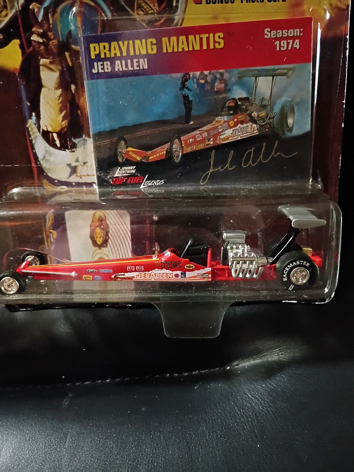 Johnny Lightning Top Fuel Rain For Rent 1998 & Praying Mantis LOT OF TWO