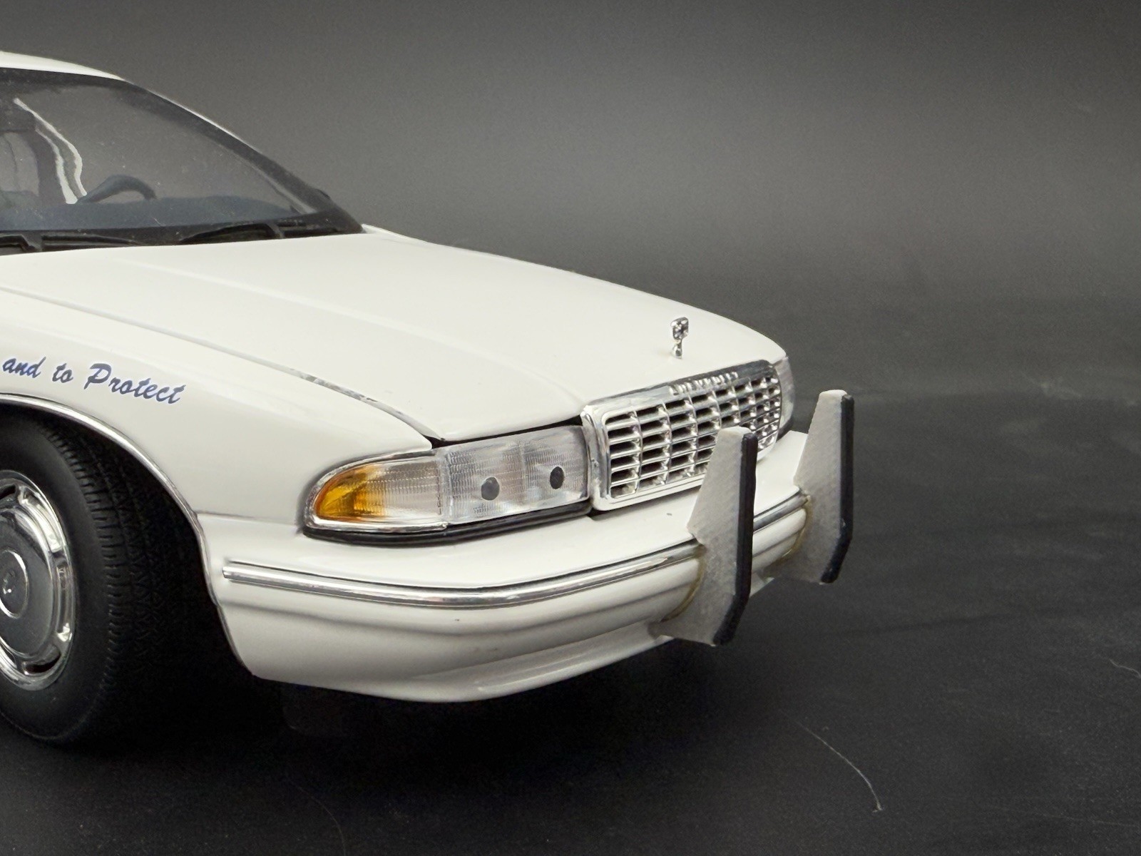 1/18 Vintage Push Bumper Guard For UT Chevrolet Caprice Police Car