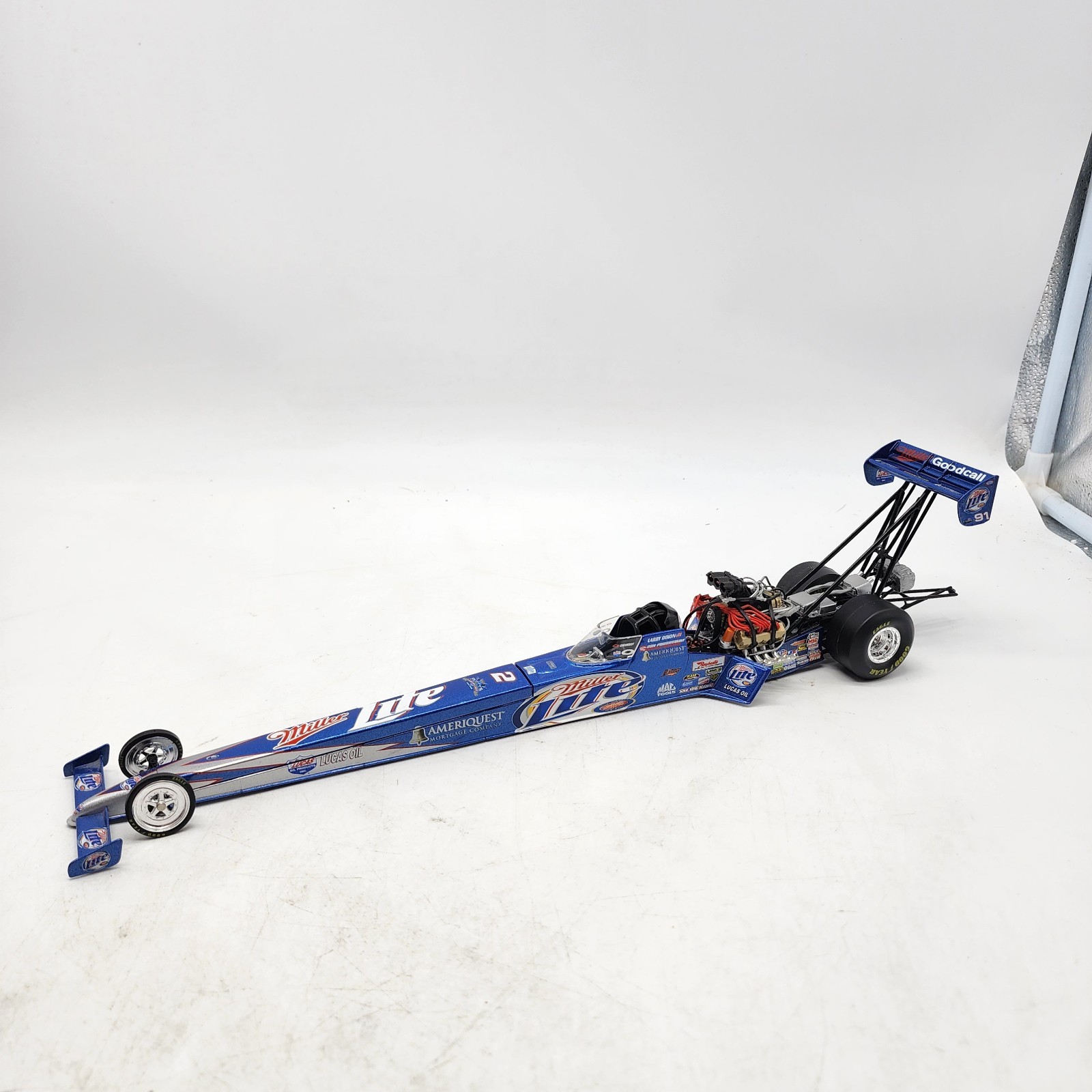 48D ACTION LARRY DIXON – MILLER LITE RACING – 2005 NHRA TOP FUEL DRAGSTER 1/24