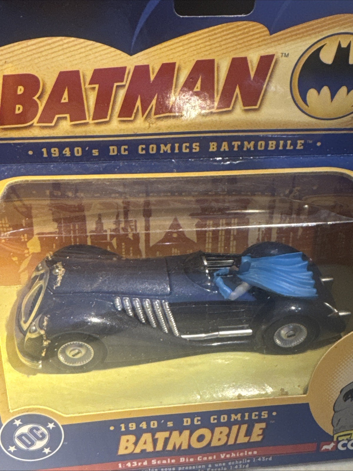 2005 Corgi – DC BATMAN 1940’s BATMOBILE – 1:43 Die Cast Vehicle