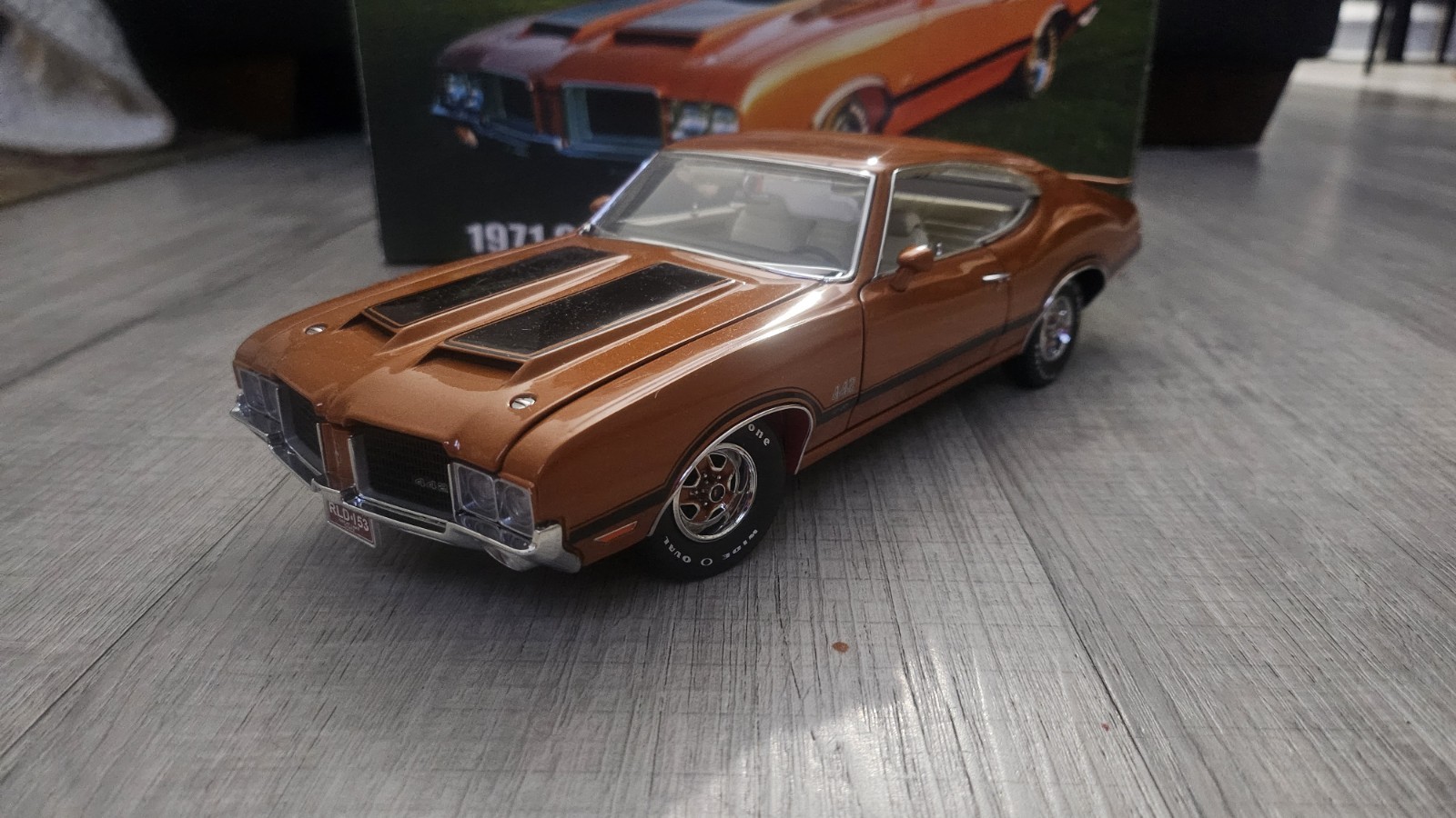 Exact Detail 1/18 1971 Oldsmobile 442 W30 Bittersweet Orange